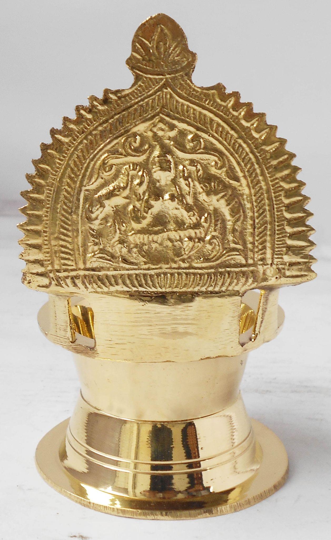Brass Kamakshi Deepak No. 30 — 5.4"