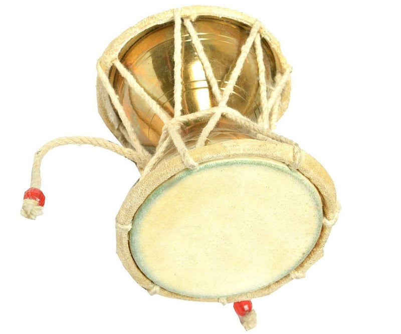 Brass Damru No. 3 — 4.1"