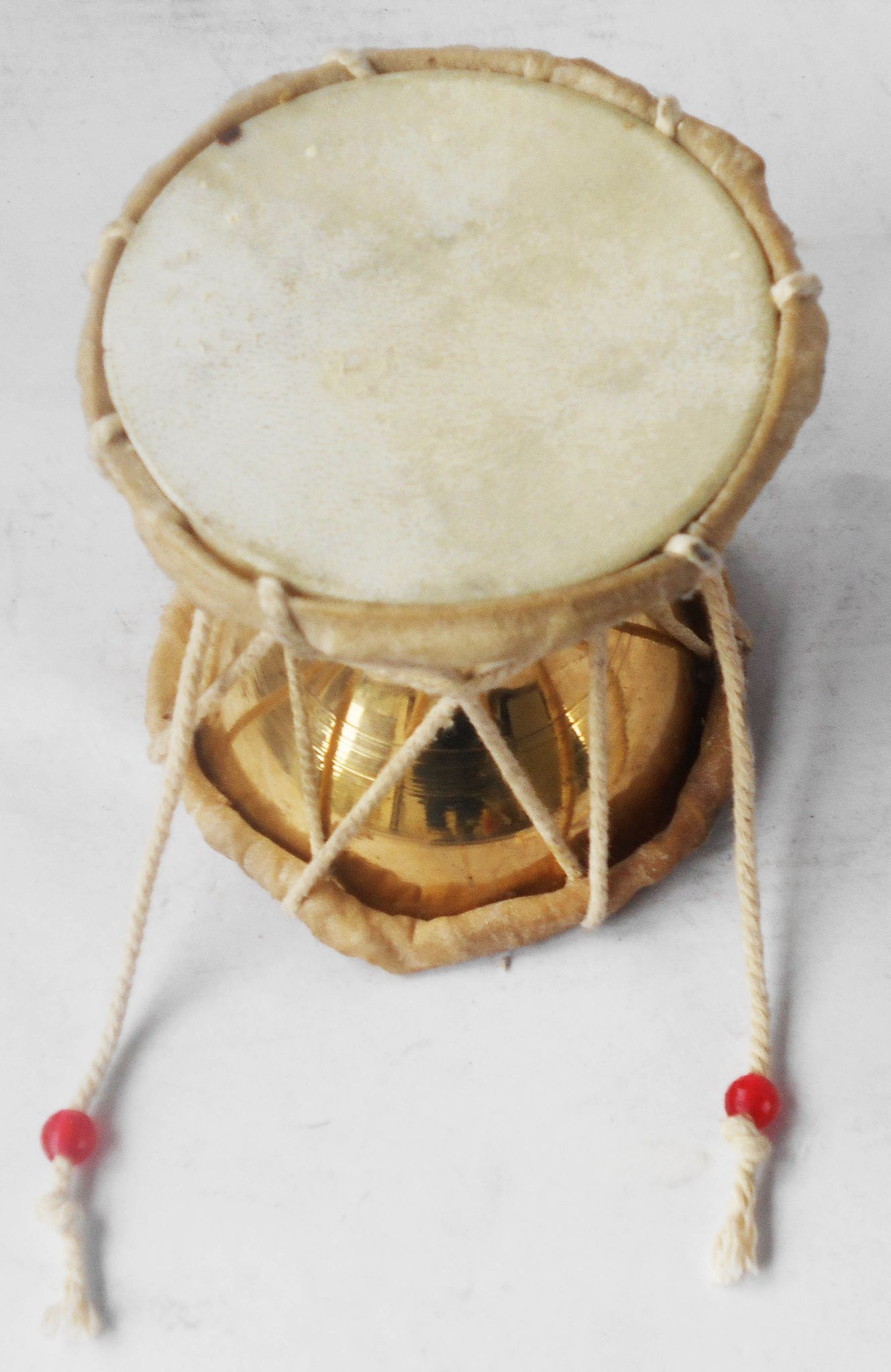 Brass Damru No. 3 — 4.1"