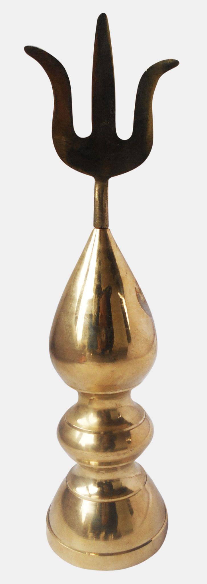 Brass Kalash Trishul No. 5 — 12"