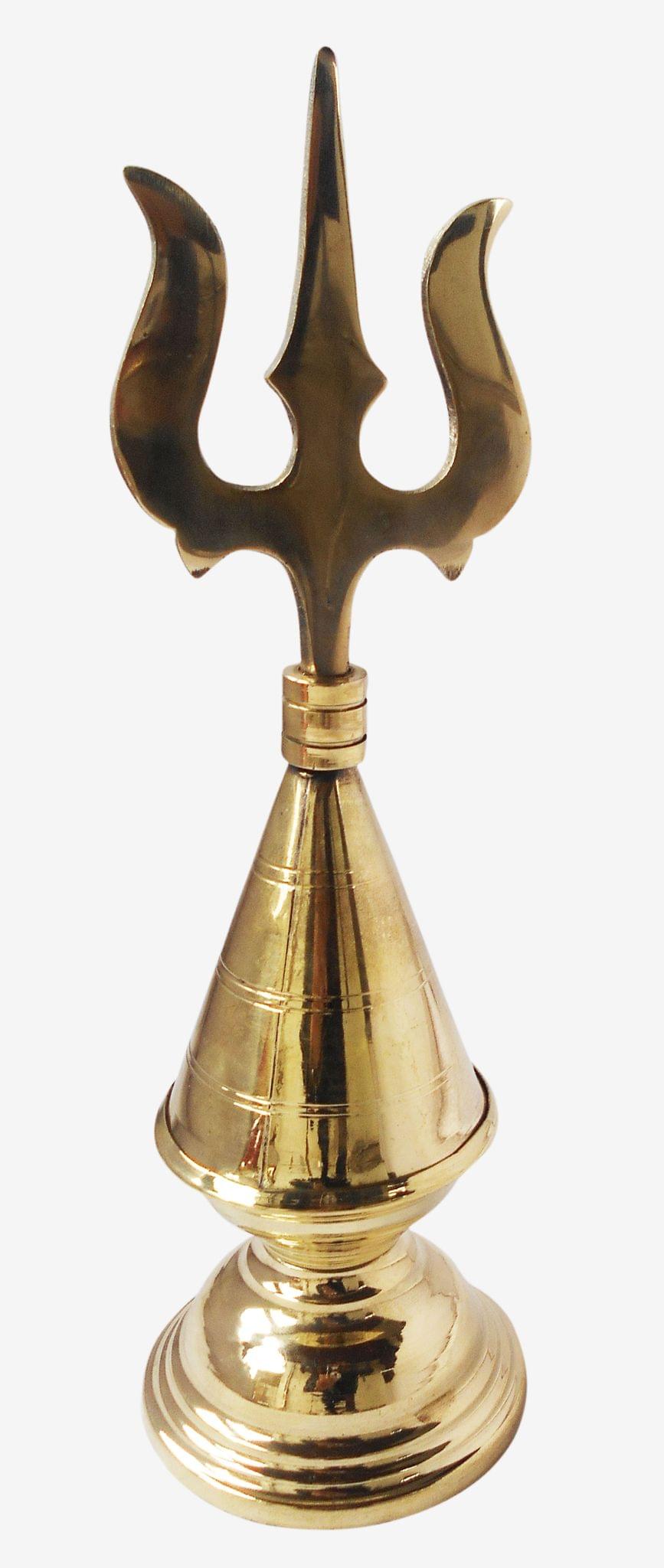 Brass Solid Kalash — 10.9"
