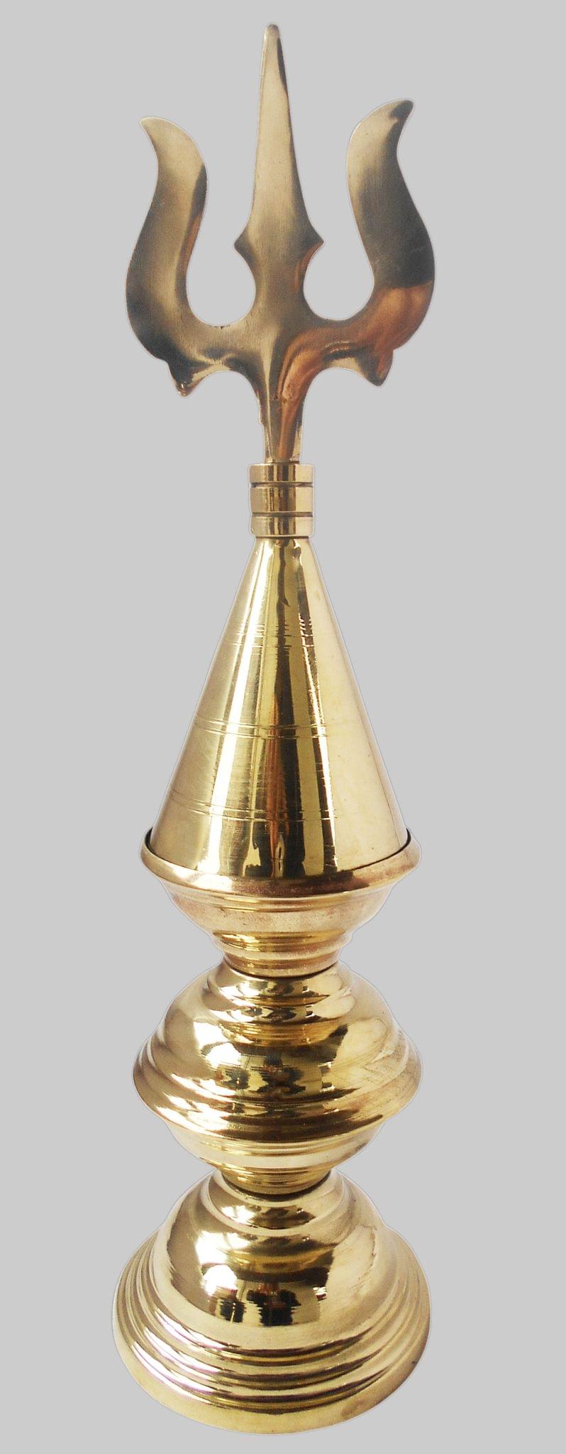 Brass Solid Kalash — 13.5"