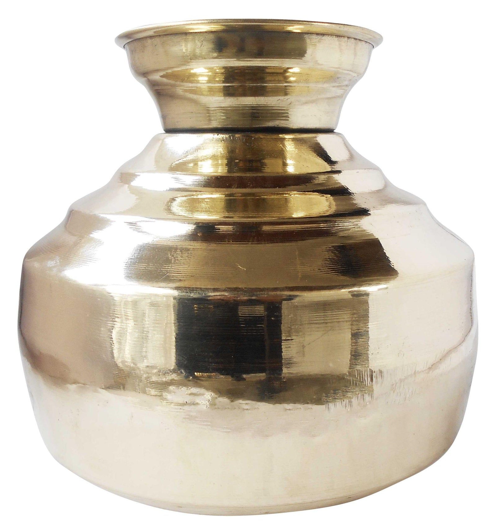 Brass Matka, 5 Liter — 9"