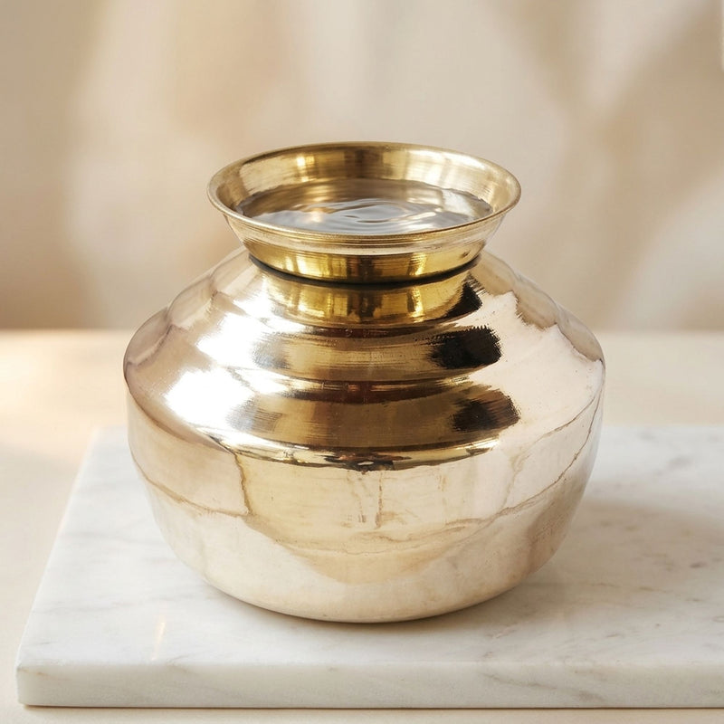 Brass Matka, 9 Liter — 9.5"