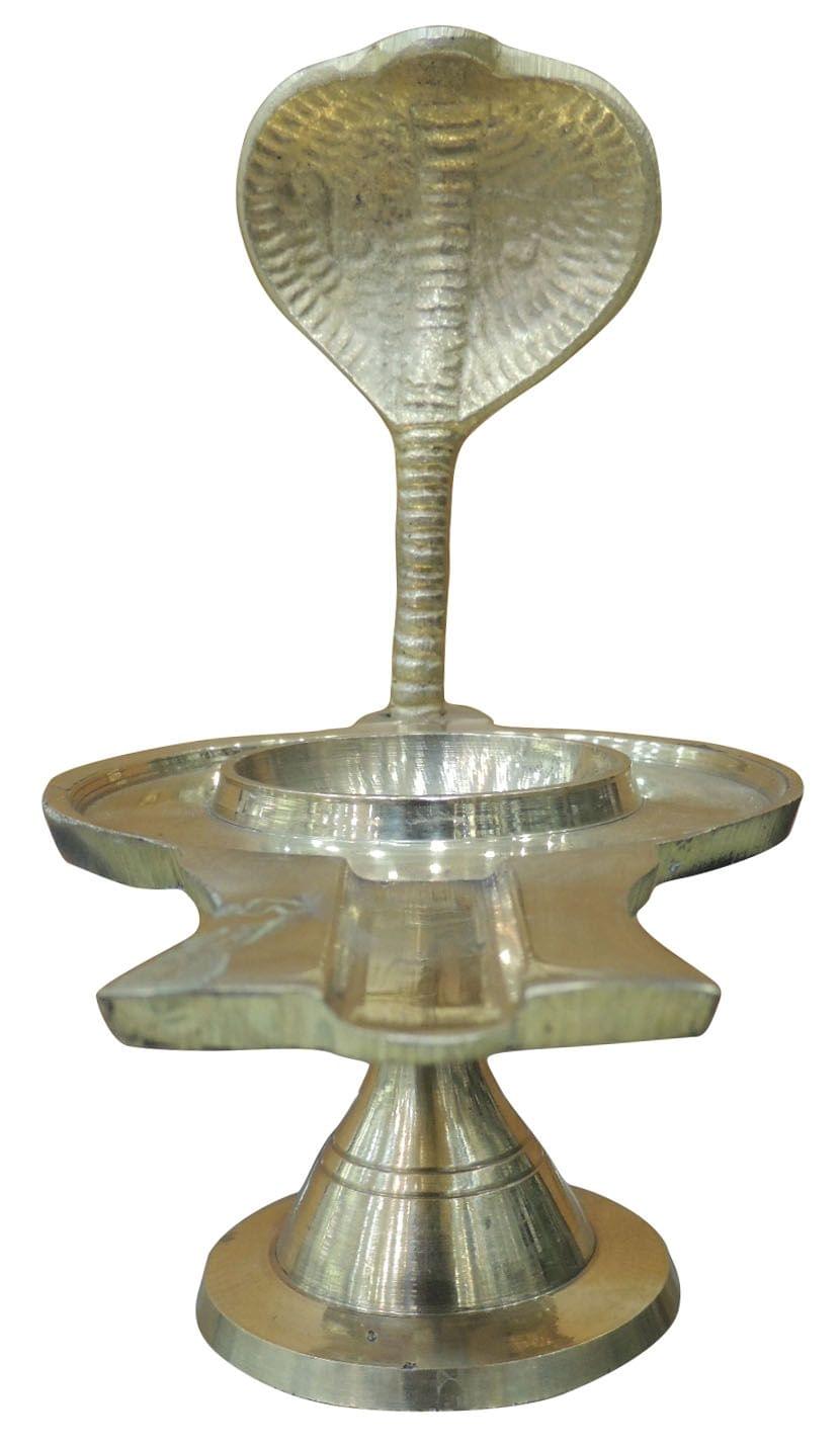 Brass Jaladhari, Argha Shivling — 6"