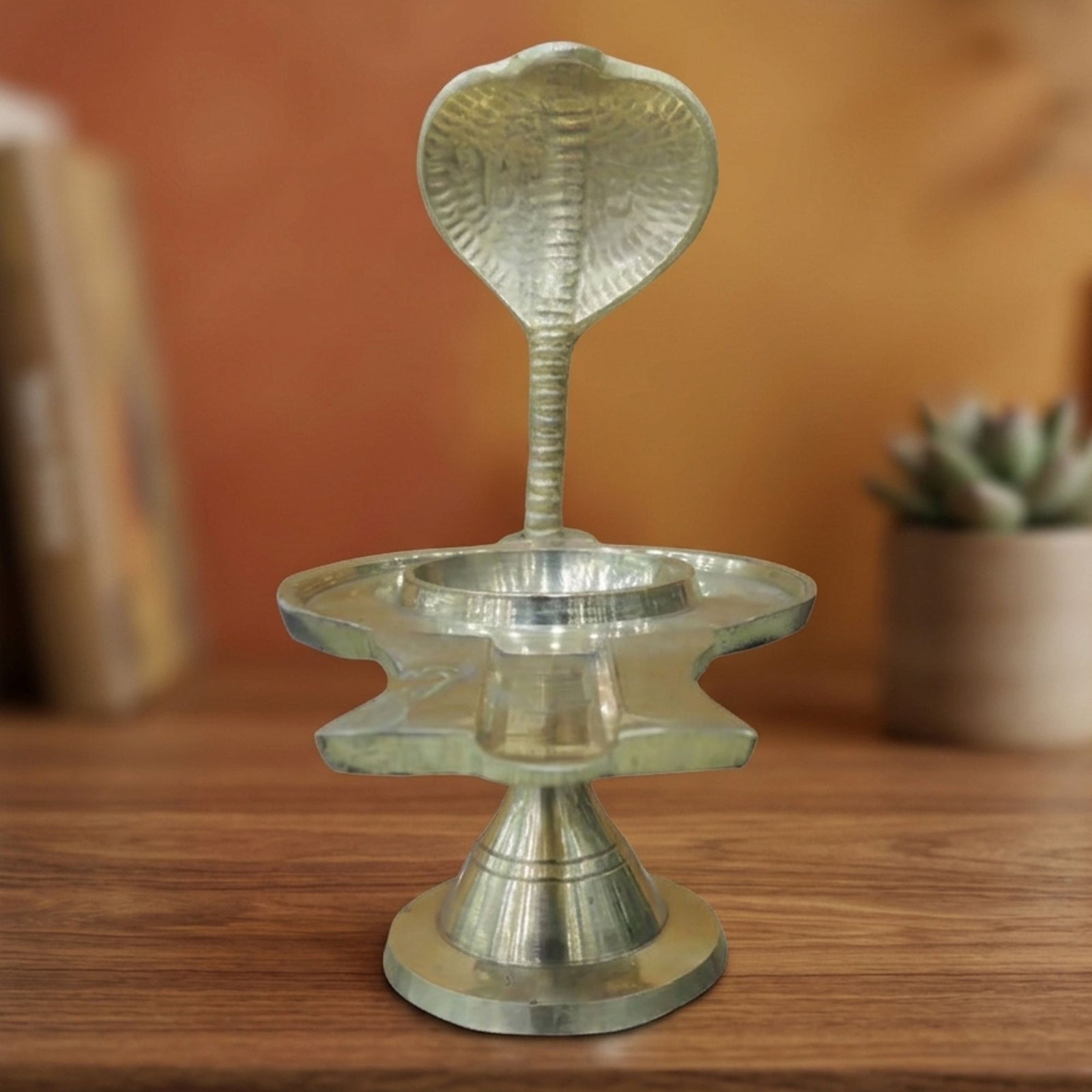 Brass Jaladhari, Argha Shivling — 6"