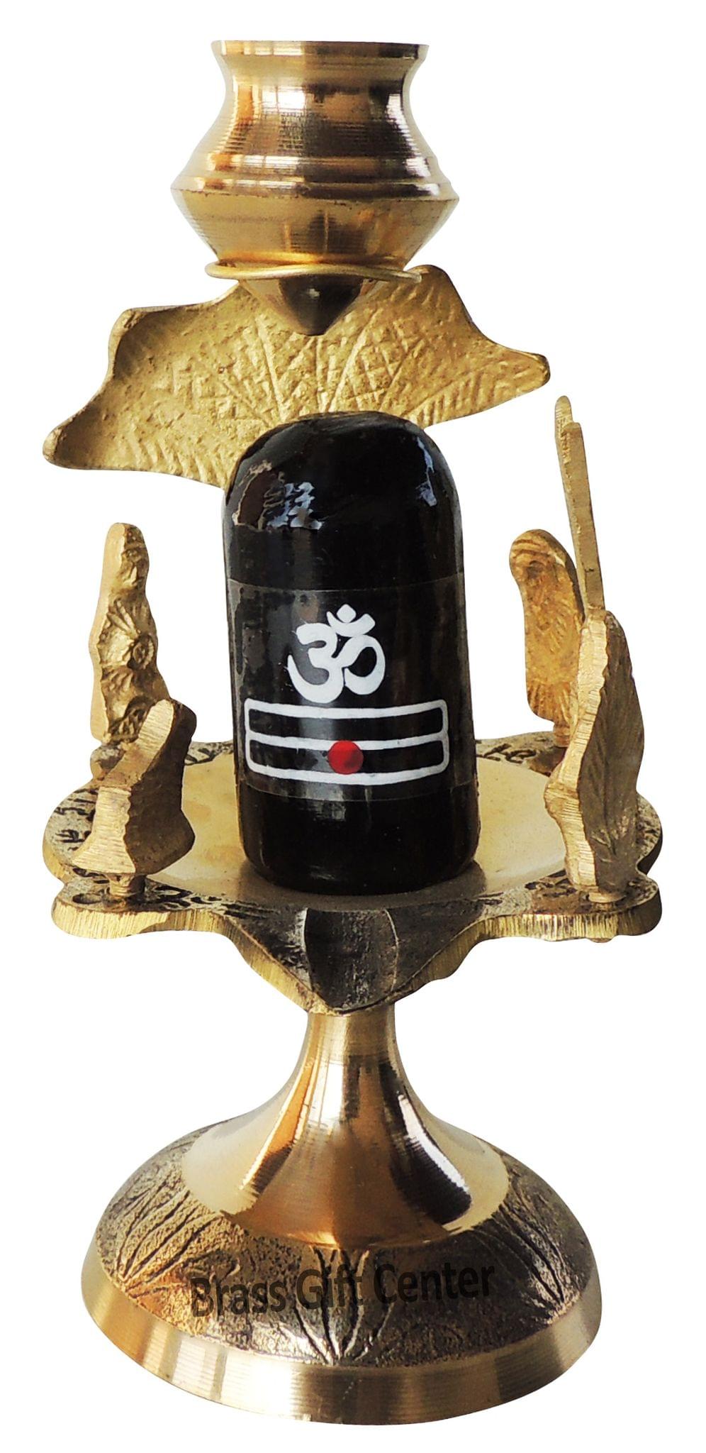 Brass Shivparivaar stone no. 3 — 5.8"