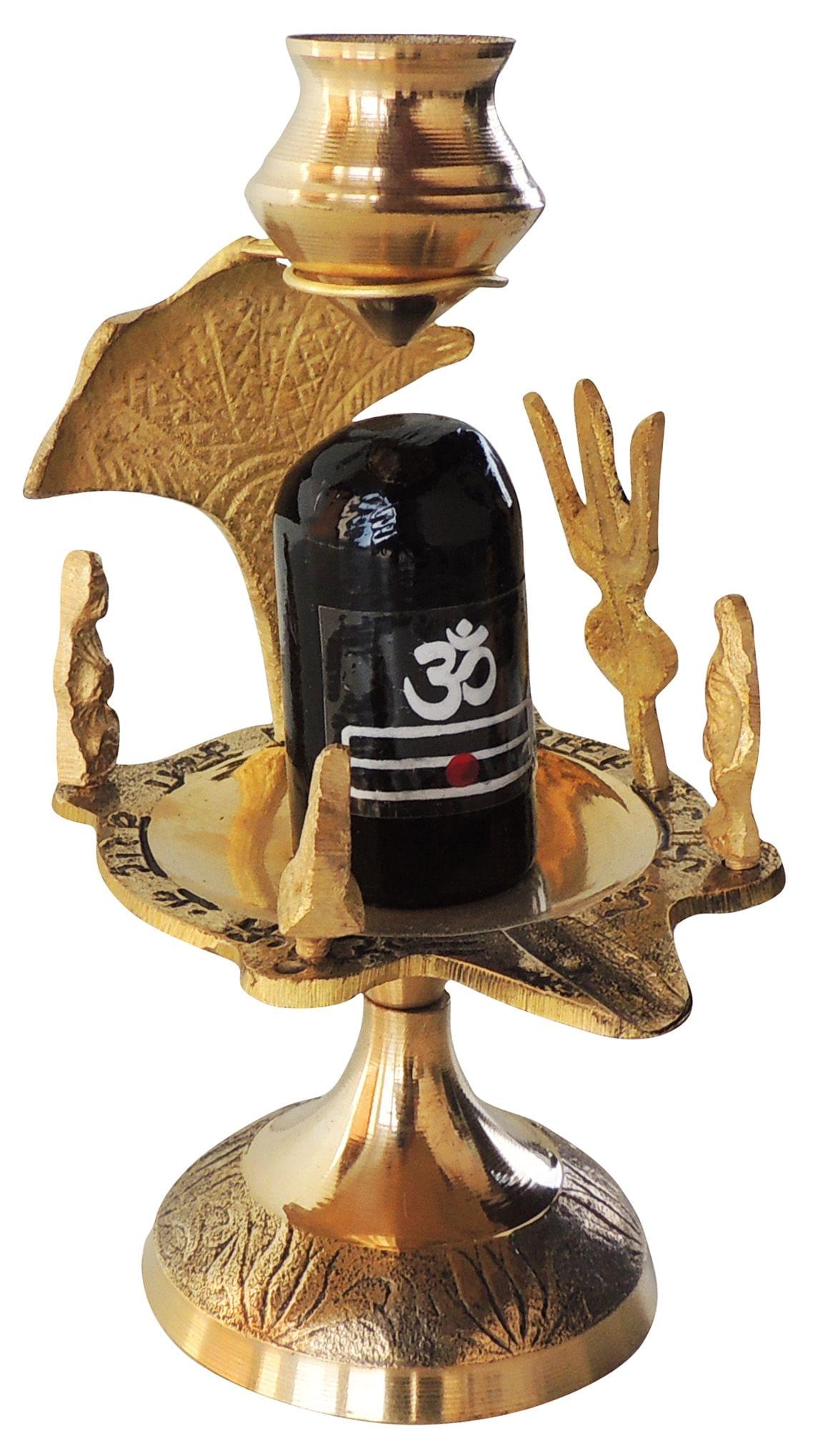 Brass Shivparivaar stone no. 3 — 5.8"