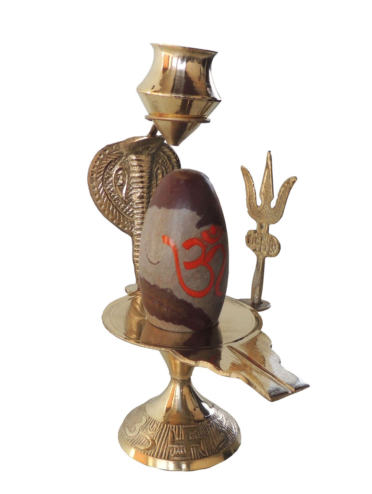 Brass Shiva — 6.7"