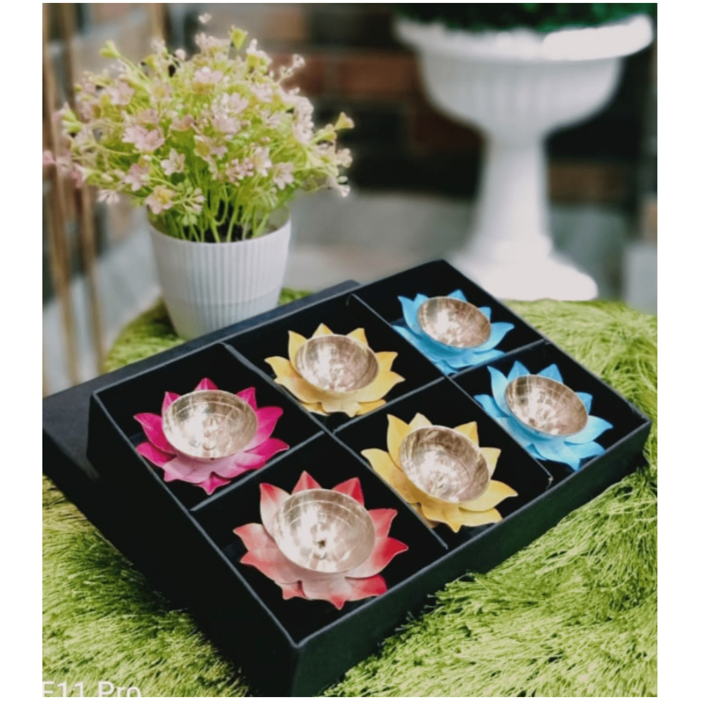Brass Deepak Pack of 6 Pcs — 1.5"