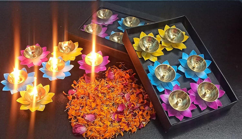 Brass Deepak Pack of 6 Pcs — 1.5"
