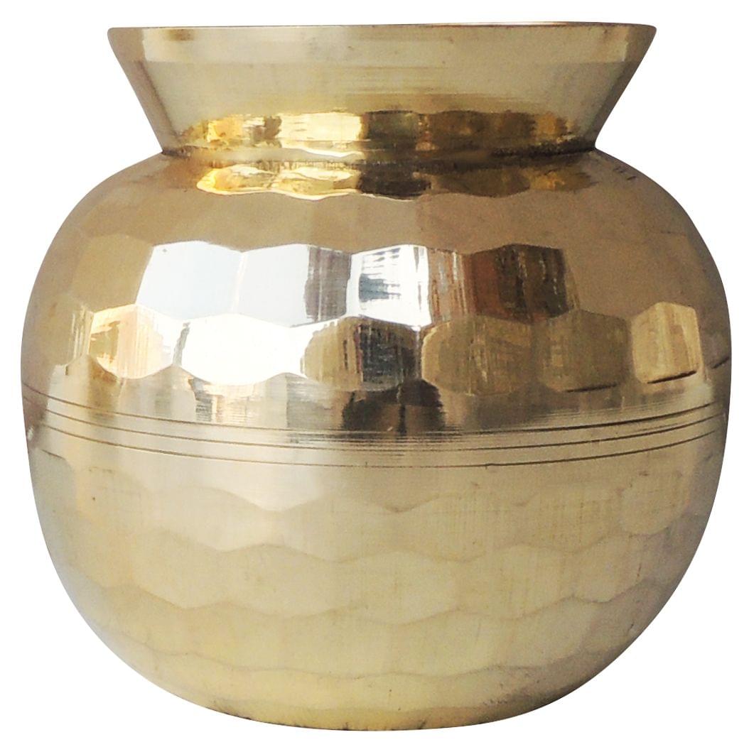 Brass Diamond Lota No. 3 , 700 ML — 4.5"