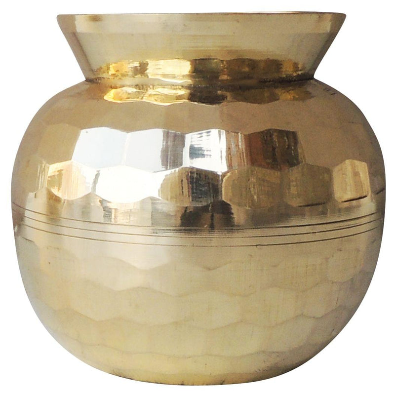 Brass Diamond Lota No. 3 , 700 ML — 4.5"
