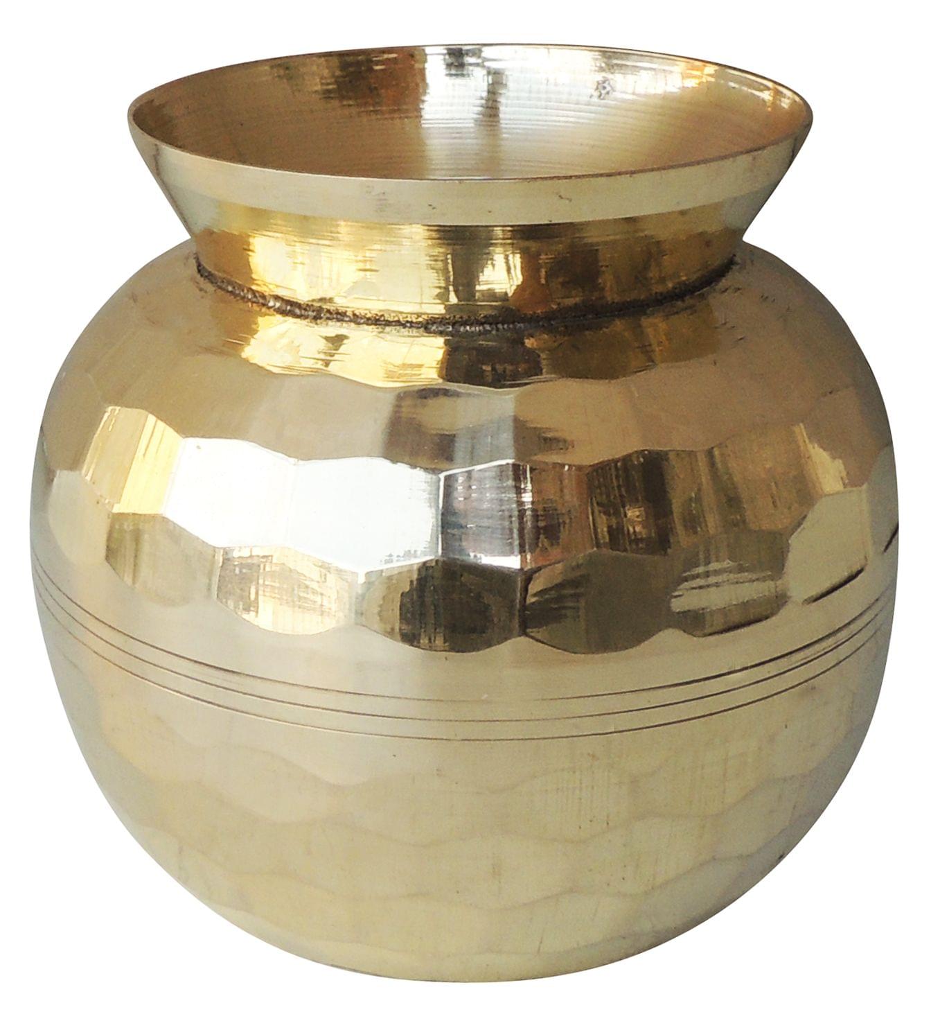 Brass Diamond Lota No. 3 , 700 ML — 4.5"