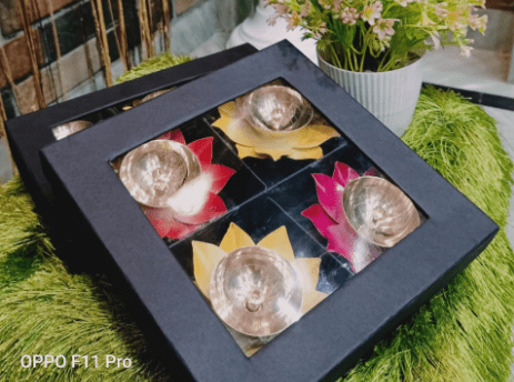 Brass Deepak Pack of 4 Pcs.