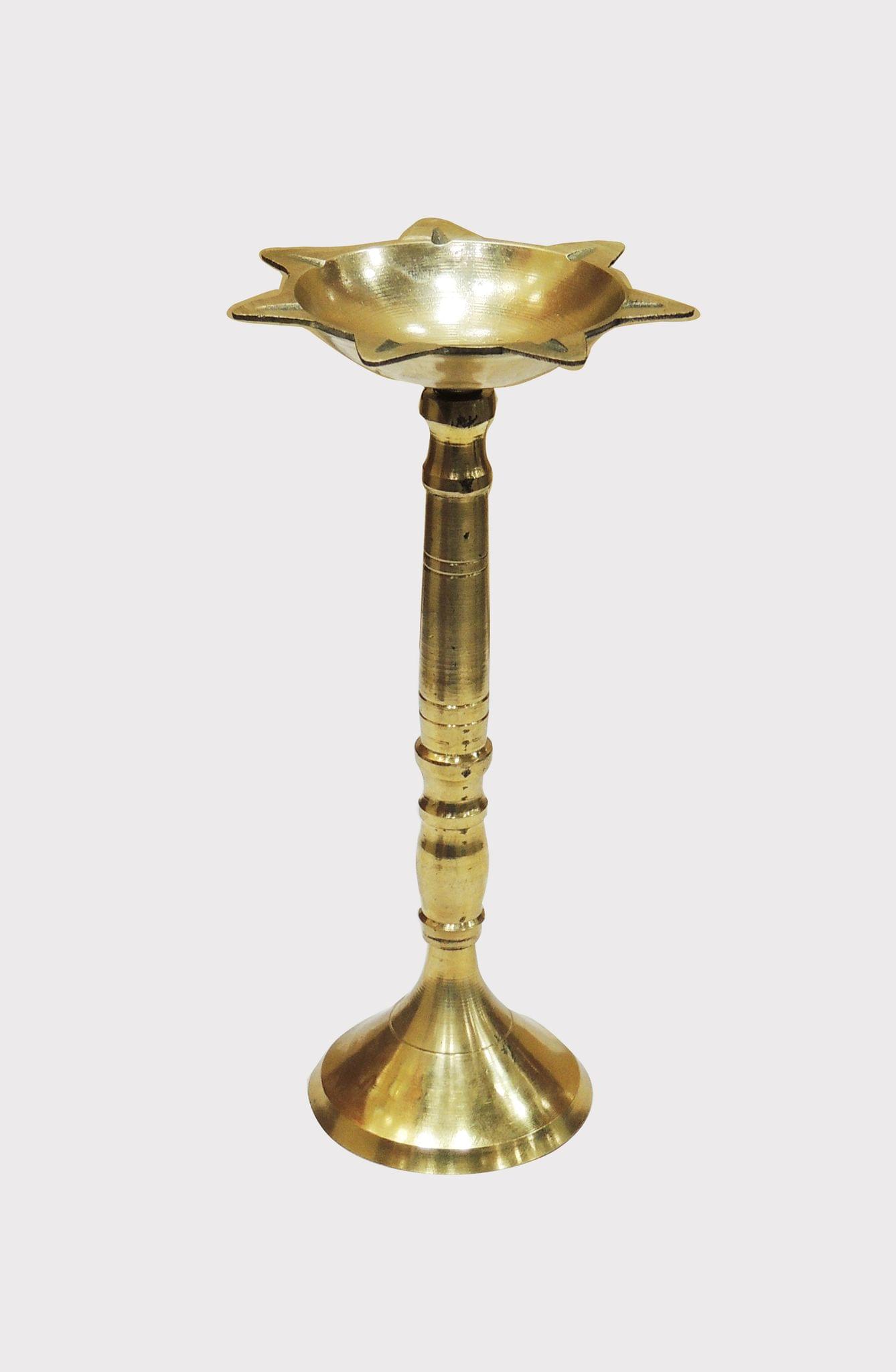 Brass Sada Panas Deepak No. 10 — 9"