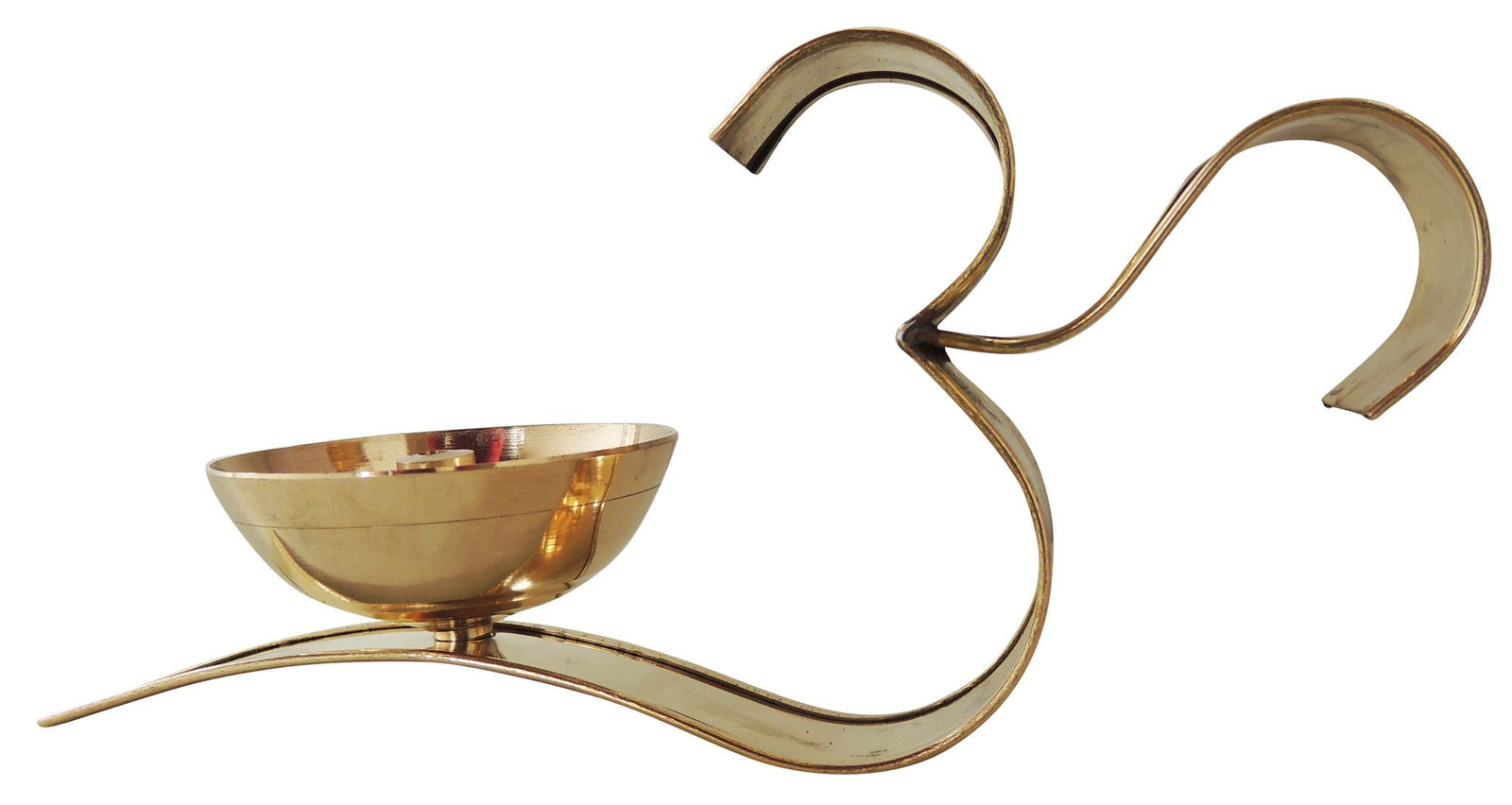 Brass Om Fancy Deepak No. 3 — 3.5"