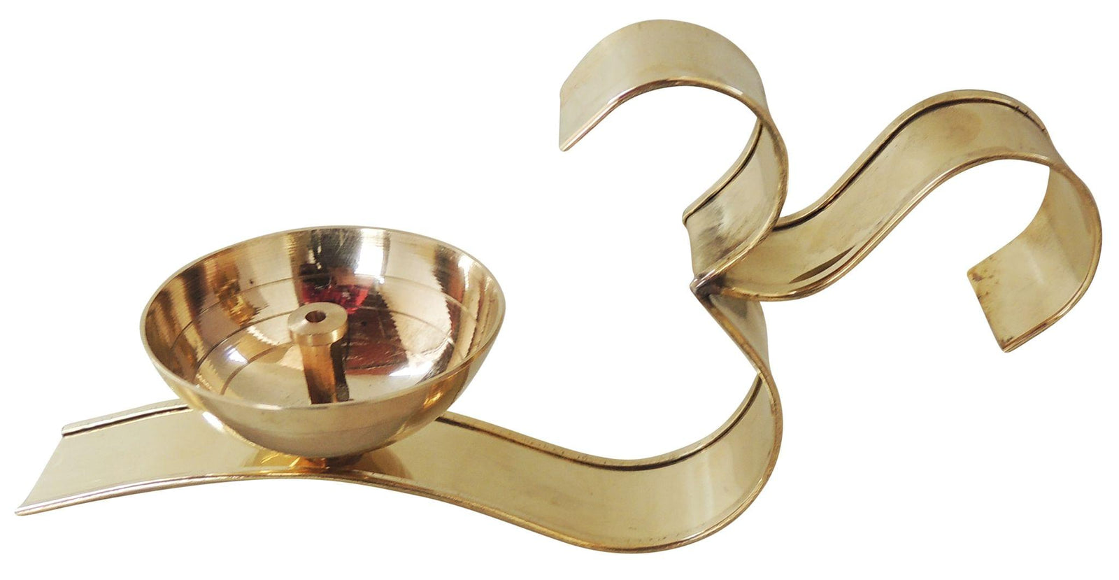 Brass Om Fancy Deepak No. 3 — 3.5"