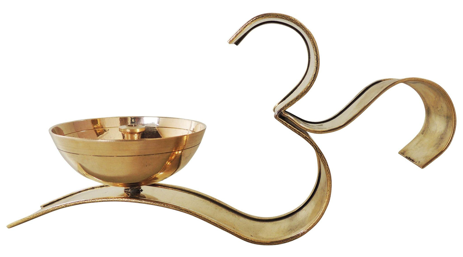 Brass Om Fancy Deepak No. 4 — 4"