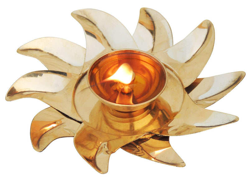 Brass Surya Deepak No. 2 — 1.5"