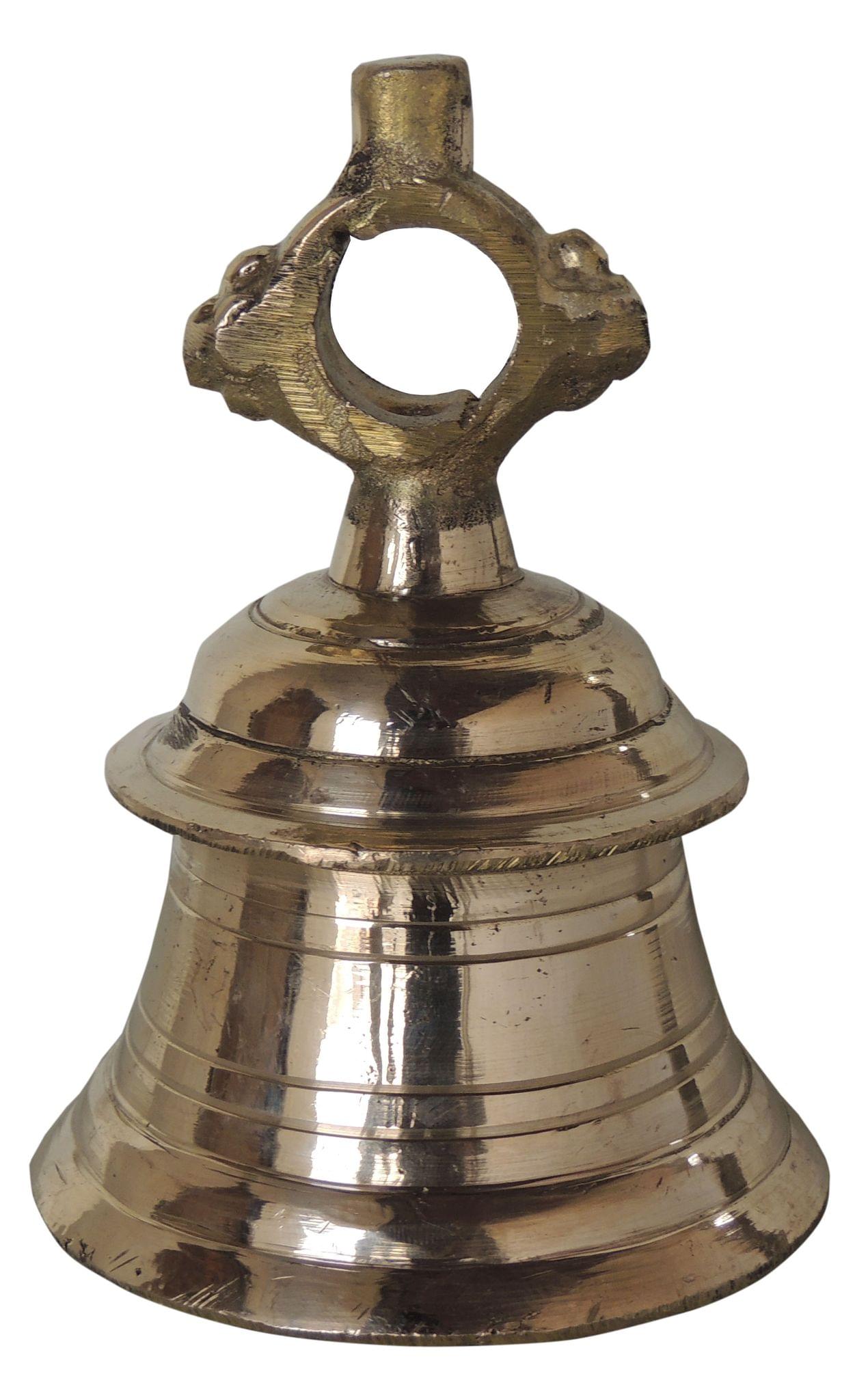 Brass Temple Bell ,Ghanta (1 Kg) — 5.7"