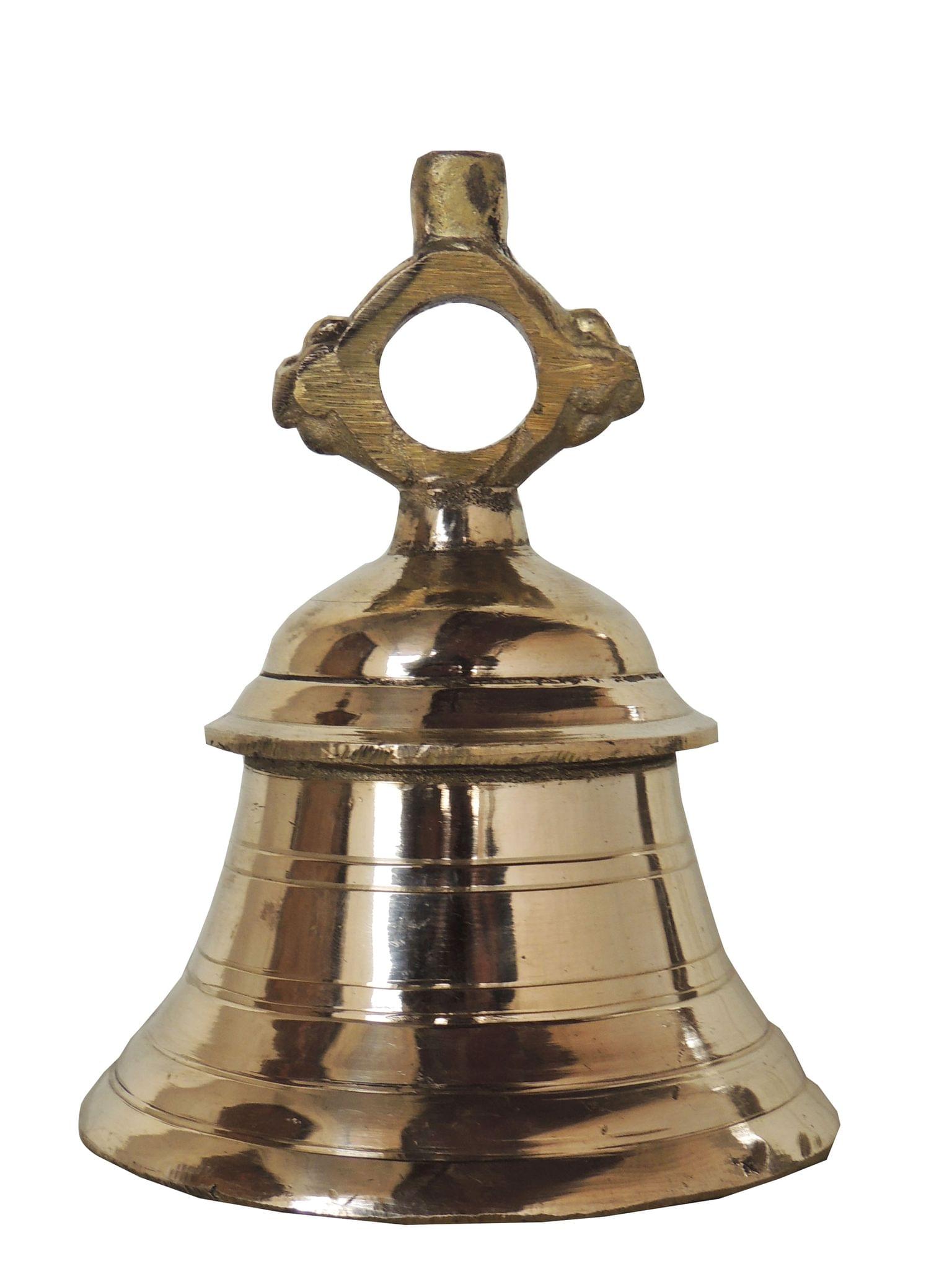 Brass Temple Bell ,Ghanta (1.25 Kg) — 6"