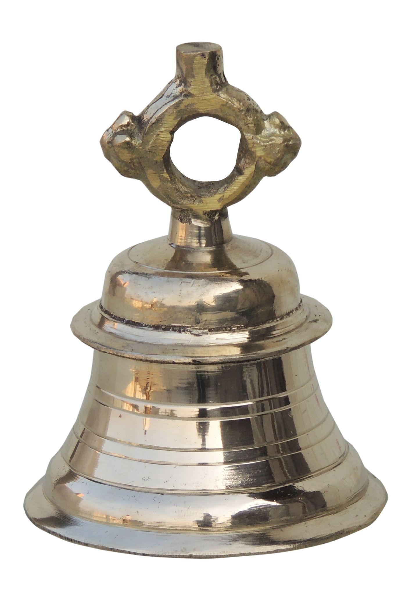 Brass Temple Bell ,Ghanta (1.5 Kg) — 6.5"