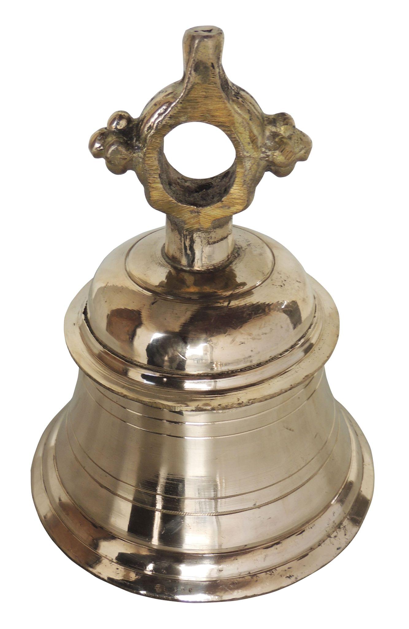 Brass Temple Bell ,Ghanta (4 Kg) — 9"