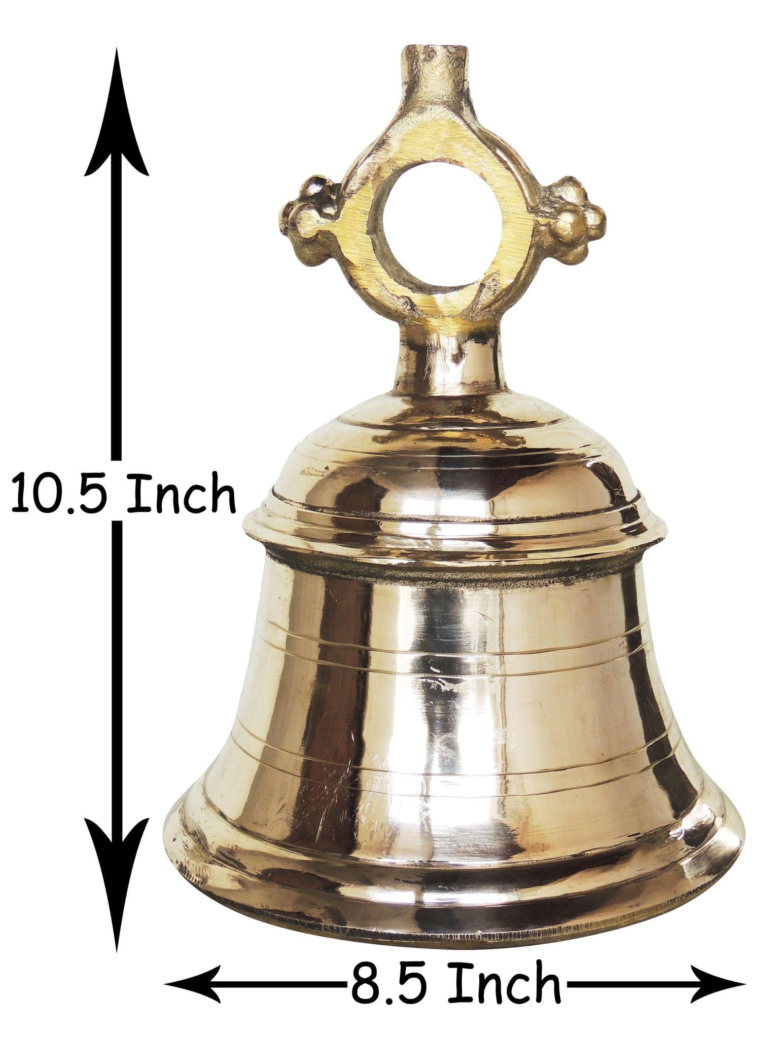 Brass Temple Bell ,Ghanta (6.5 Kg) — 10.5"