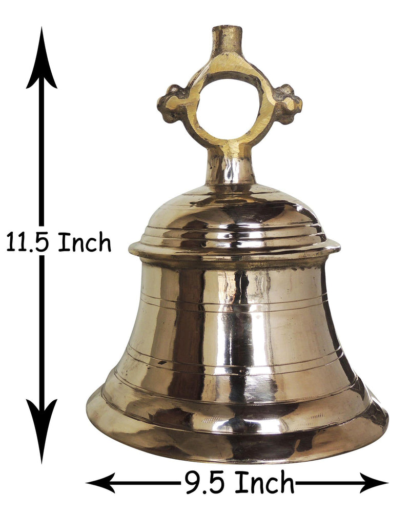 Brass Temple Bell, Ghanta (8 Kg) — 11.5"