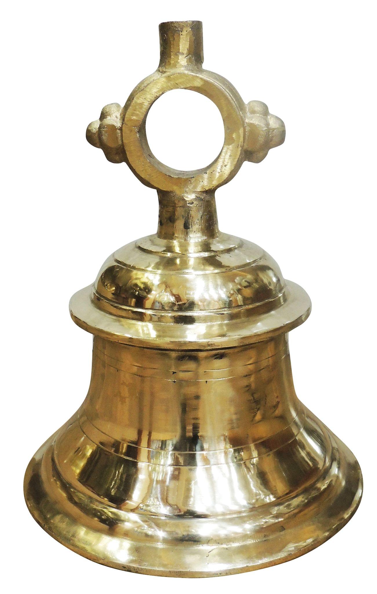 Brass Temple Heavy Weight Ghanta (21 kg) Bell — 17"