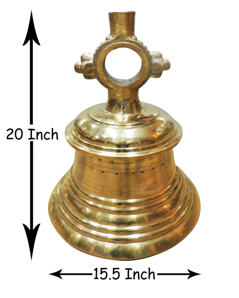 Brass Temple Bell ,Ghanta (41 Kg) — 20"