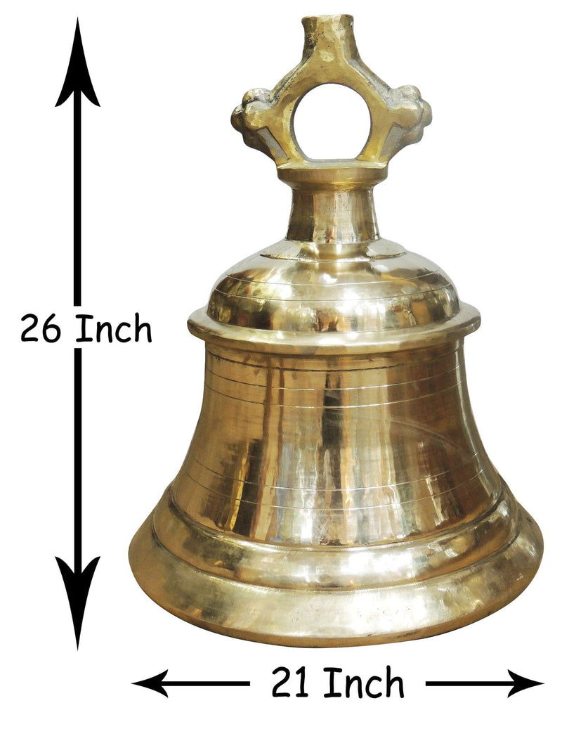 Brass 101 kg Temple Ghanta Bell — 26"
