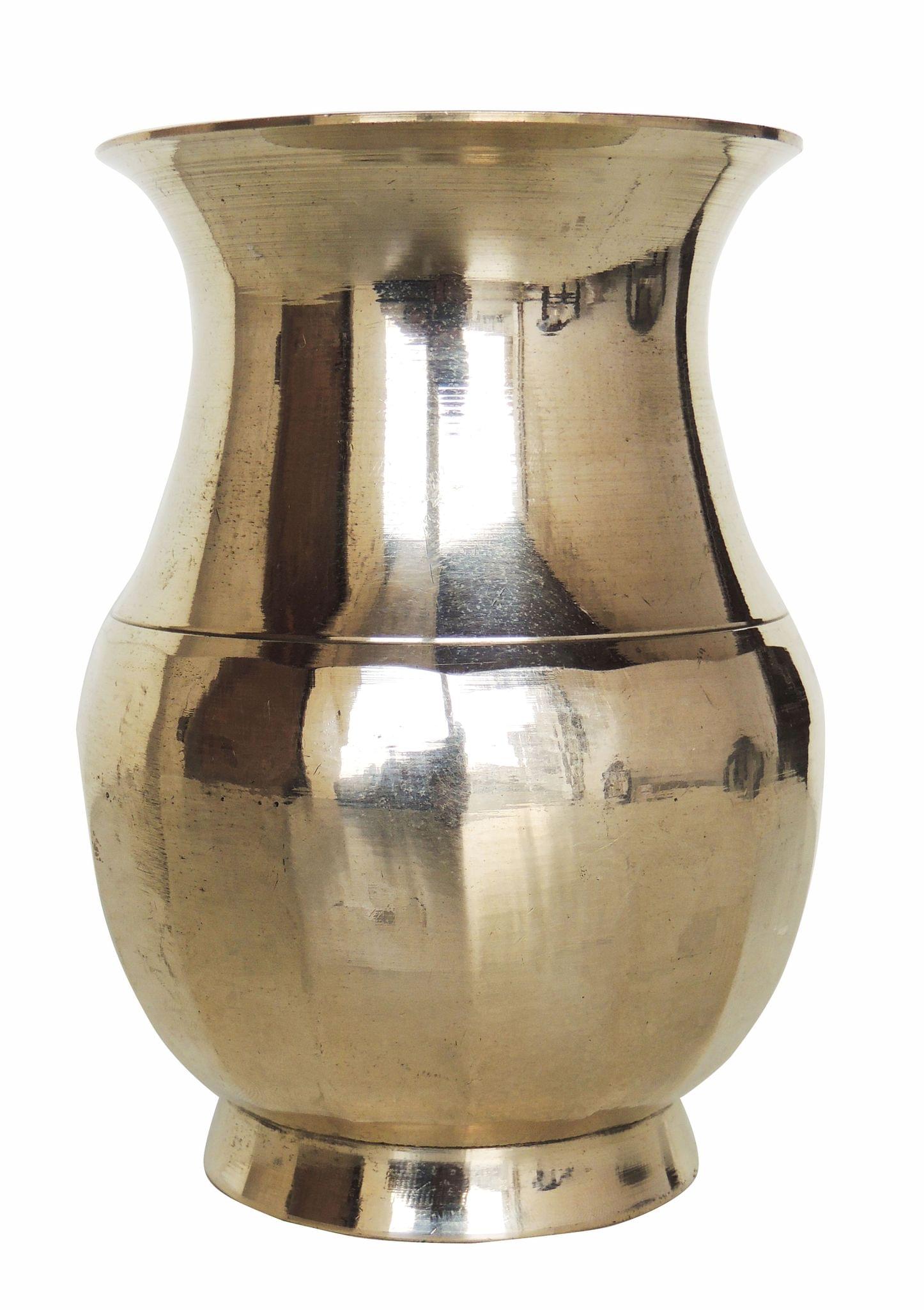 Brass Pure Lota Amkhora No. 5 , 550 ML — 5.2"