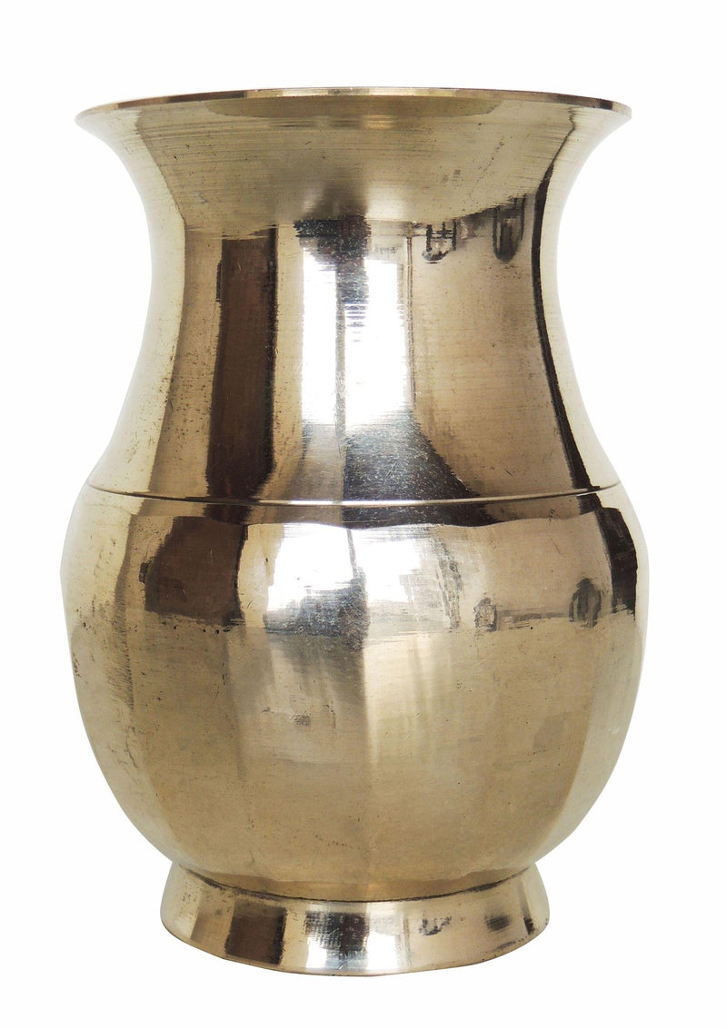 Brass Pure Lota Amkhora No. 5 , 550 ML — 5.2"