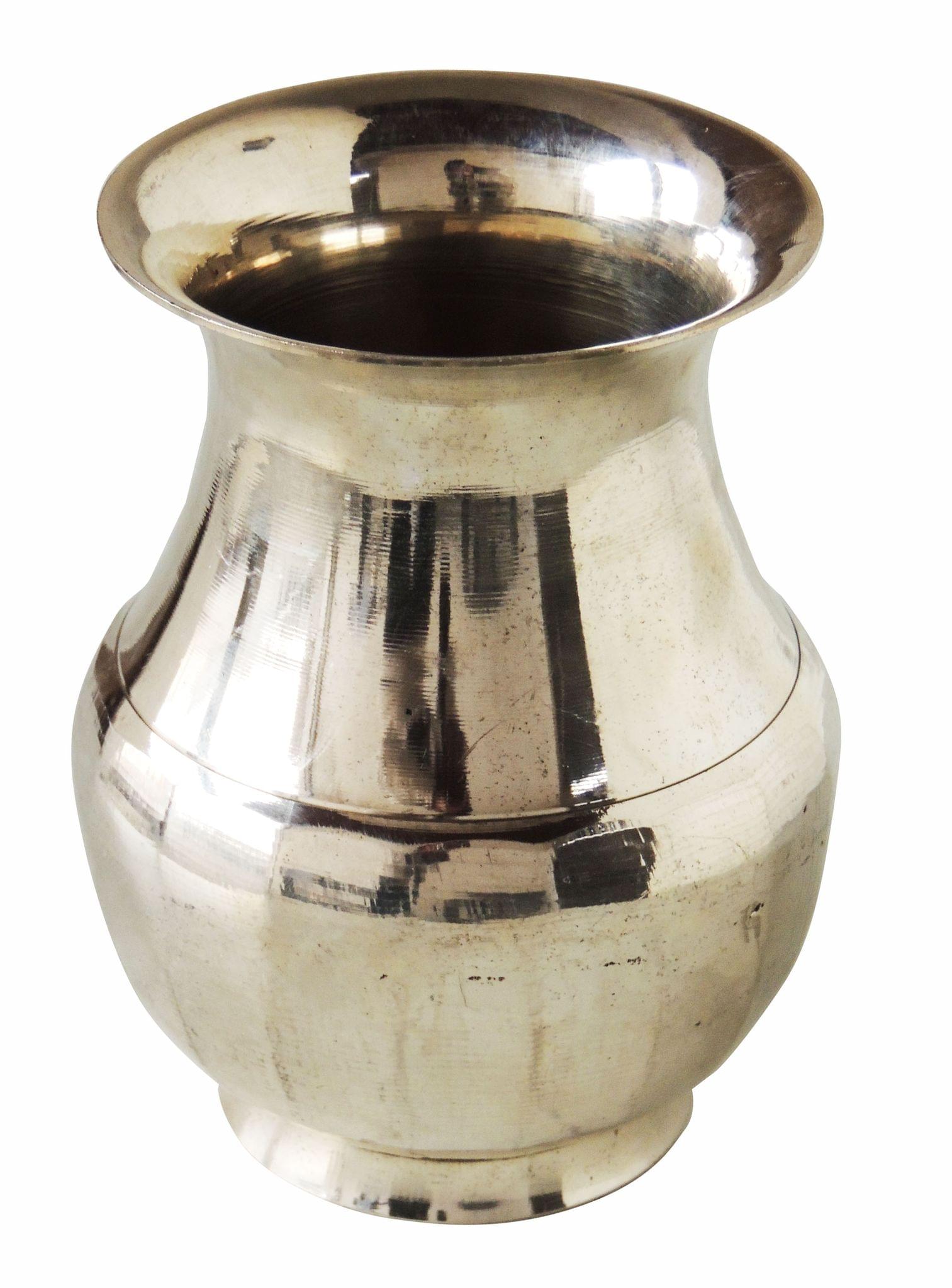 Brass Pure Lota Amkhora No. 7 , 900 ML — 6"