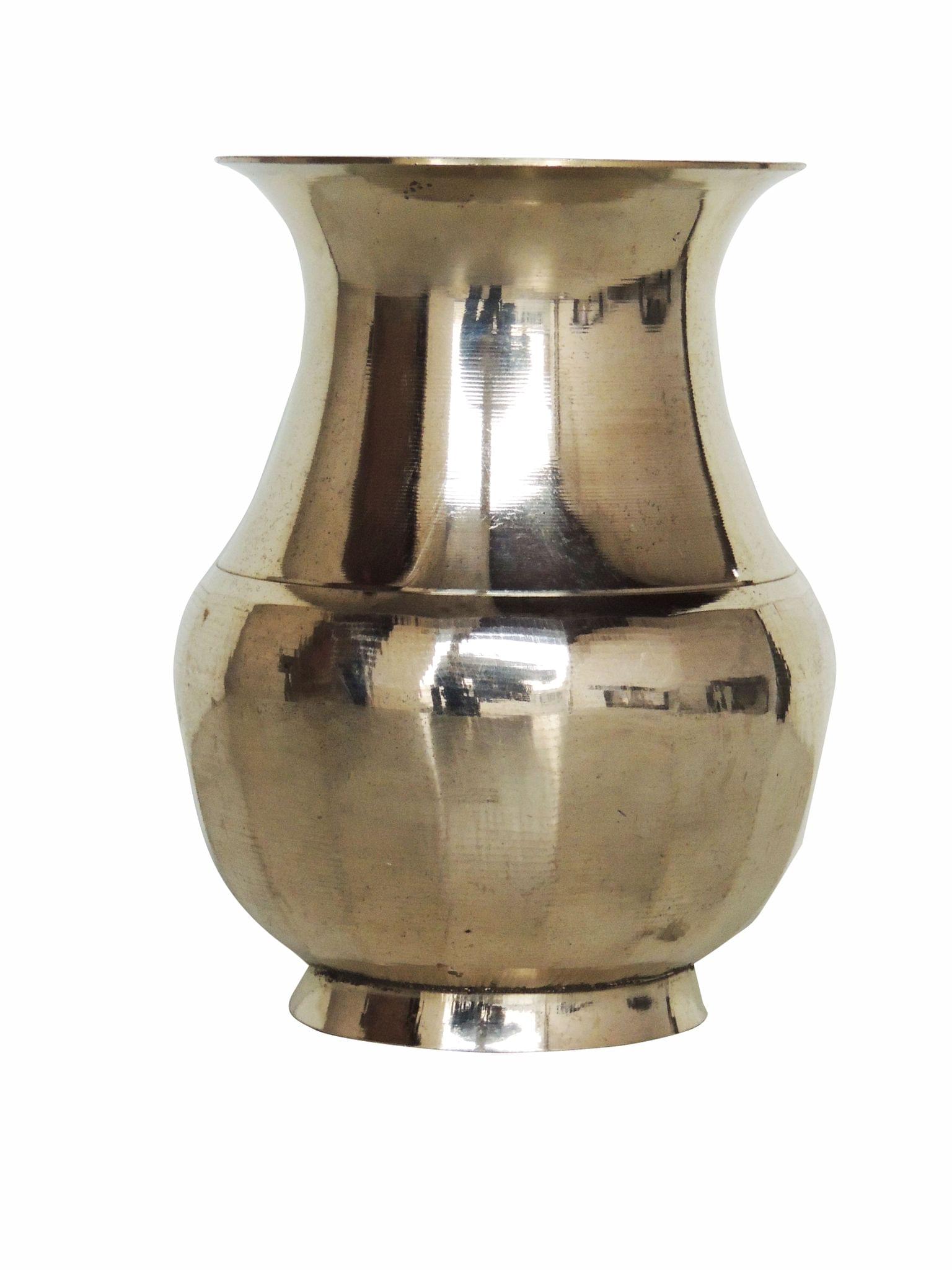 Brass Pure Lota Amkhora No. 7 , 900 ML — 6"