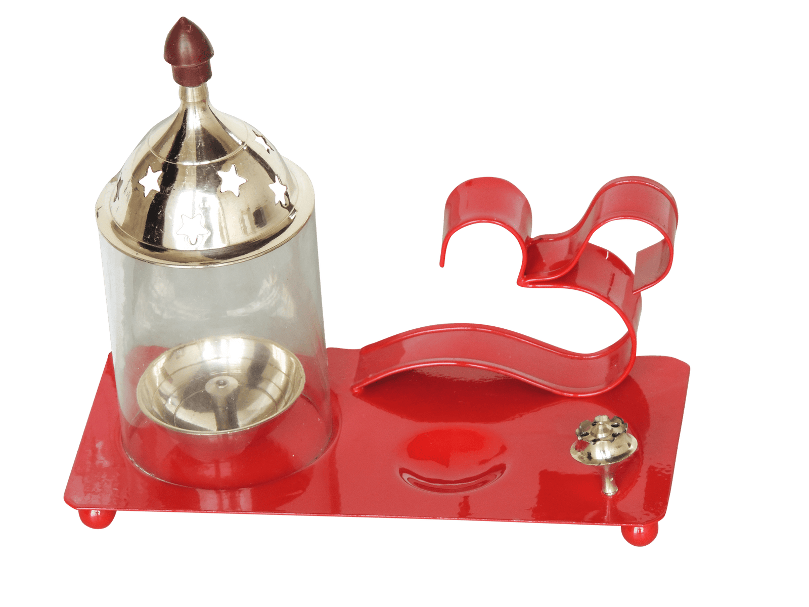 Brass Iron & Om Chimney Deepak No. 2 s — 6.5"
