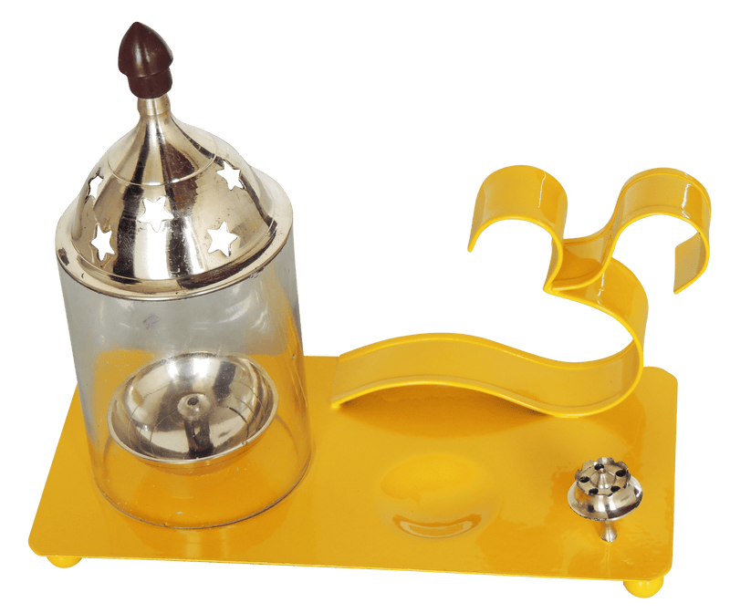 Brass Iron & Om Chimney Deepak No. 2 s — 6.5"
