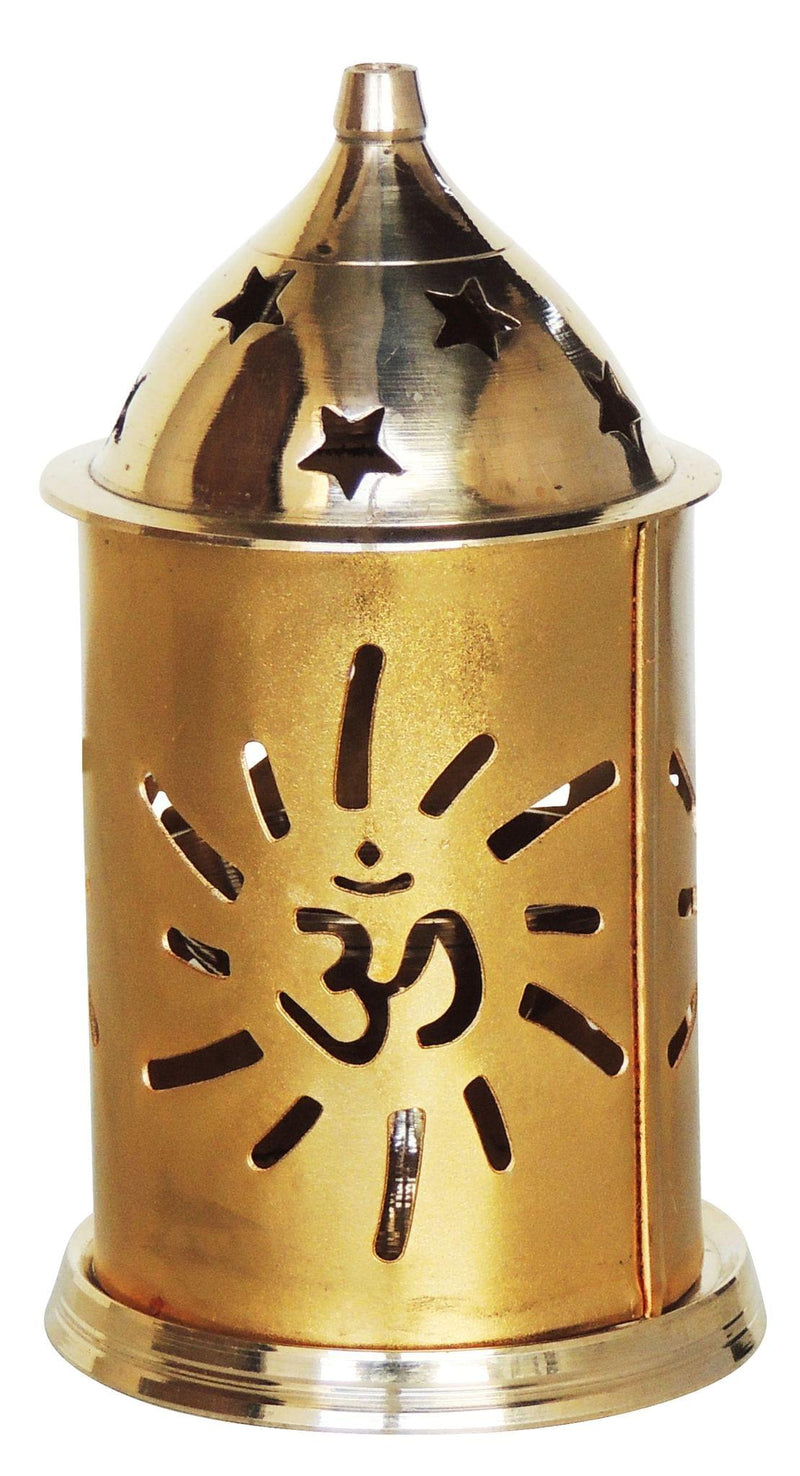 Brass & Iron Om Deepak — 5"