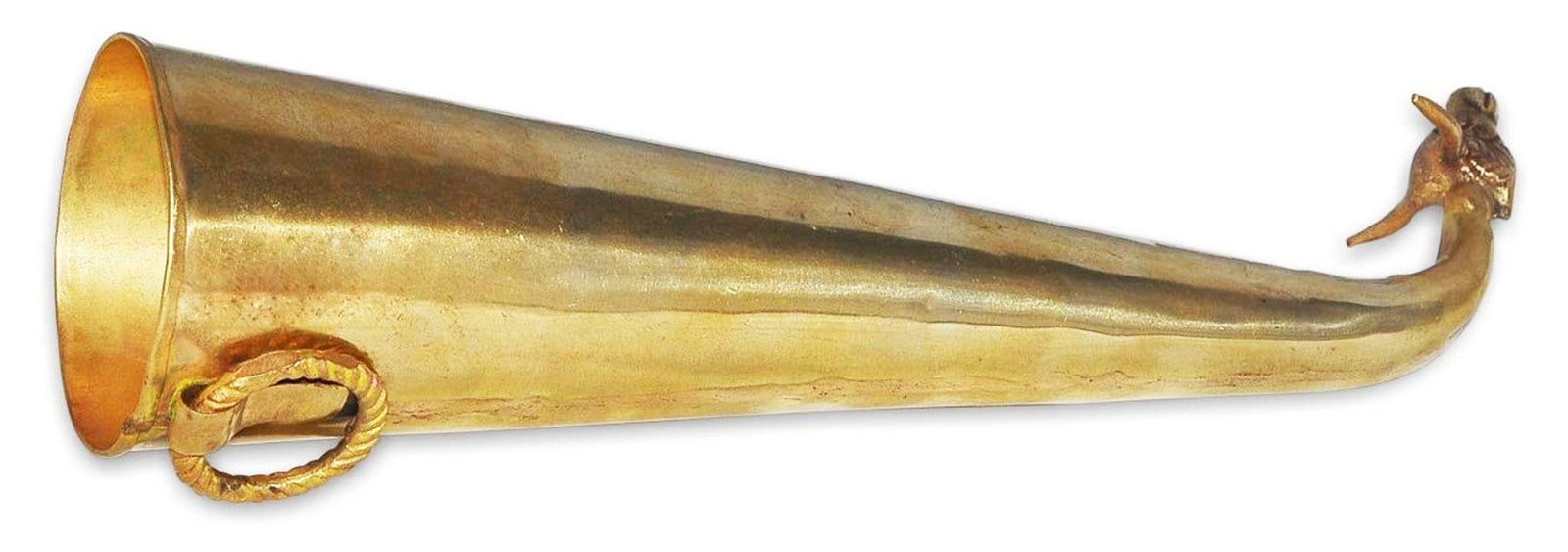 Brass Gaumukhi Shringi For Abhishek [200 ml] — 2.2"