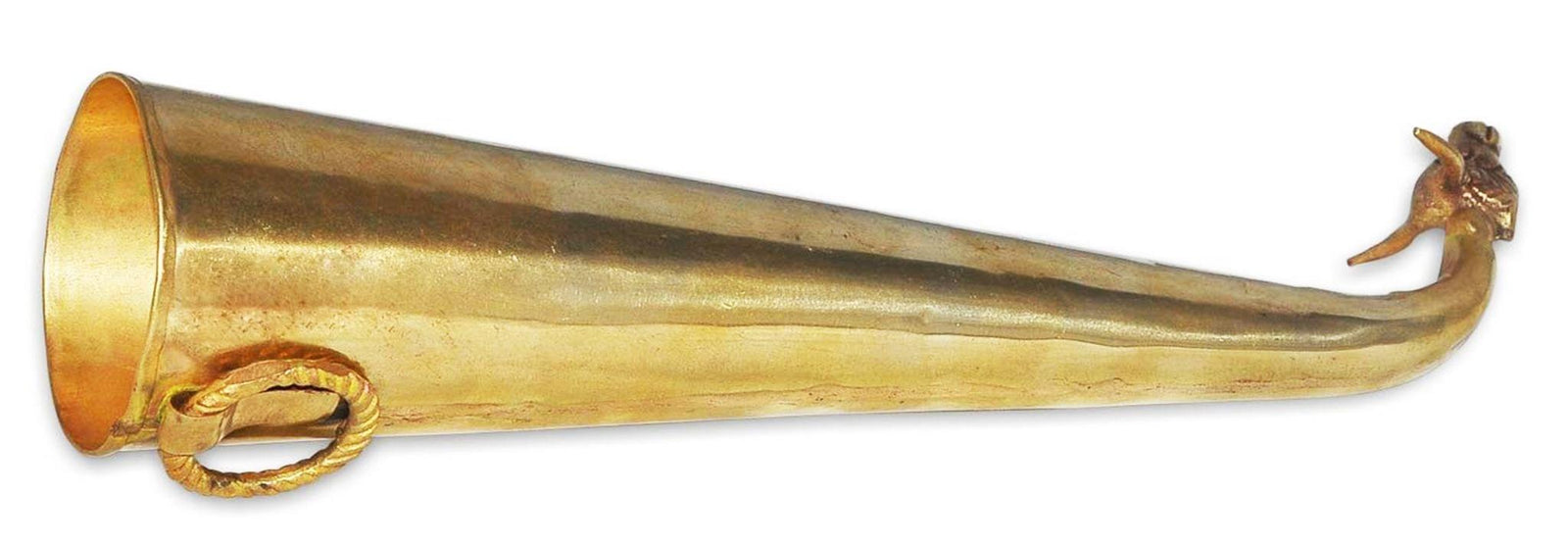 Brass Gaumukhi Shringi For Abhishek [500 ml] — 5"