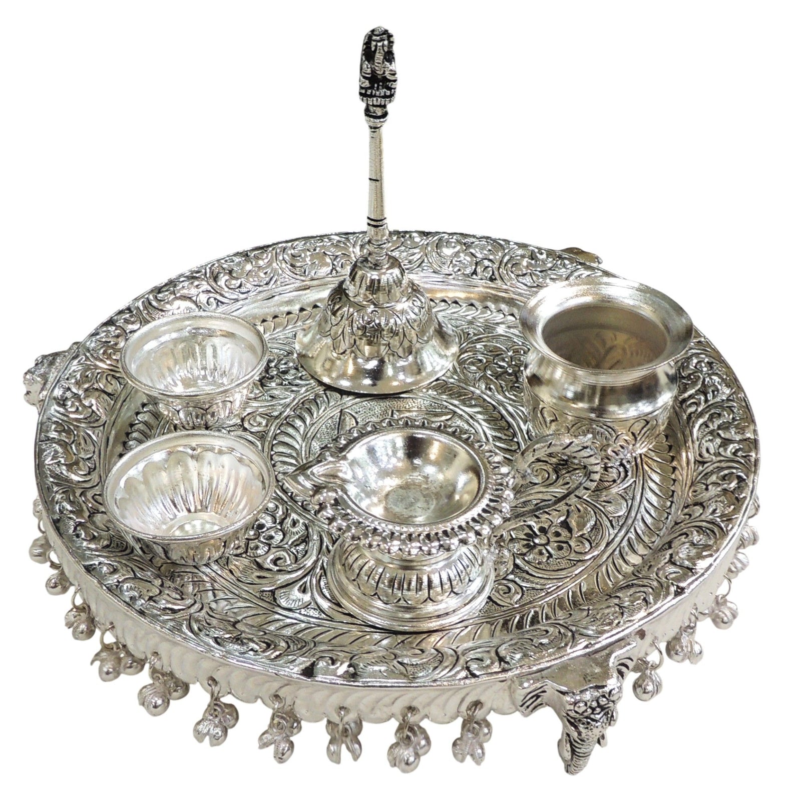 Brass Puja Thali — 2"
