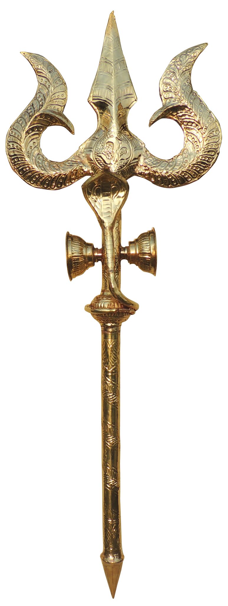 Brass Trishul — 38"
