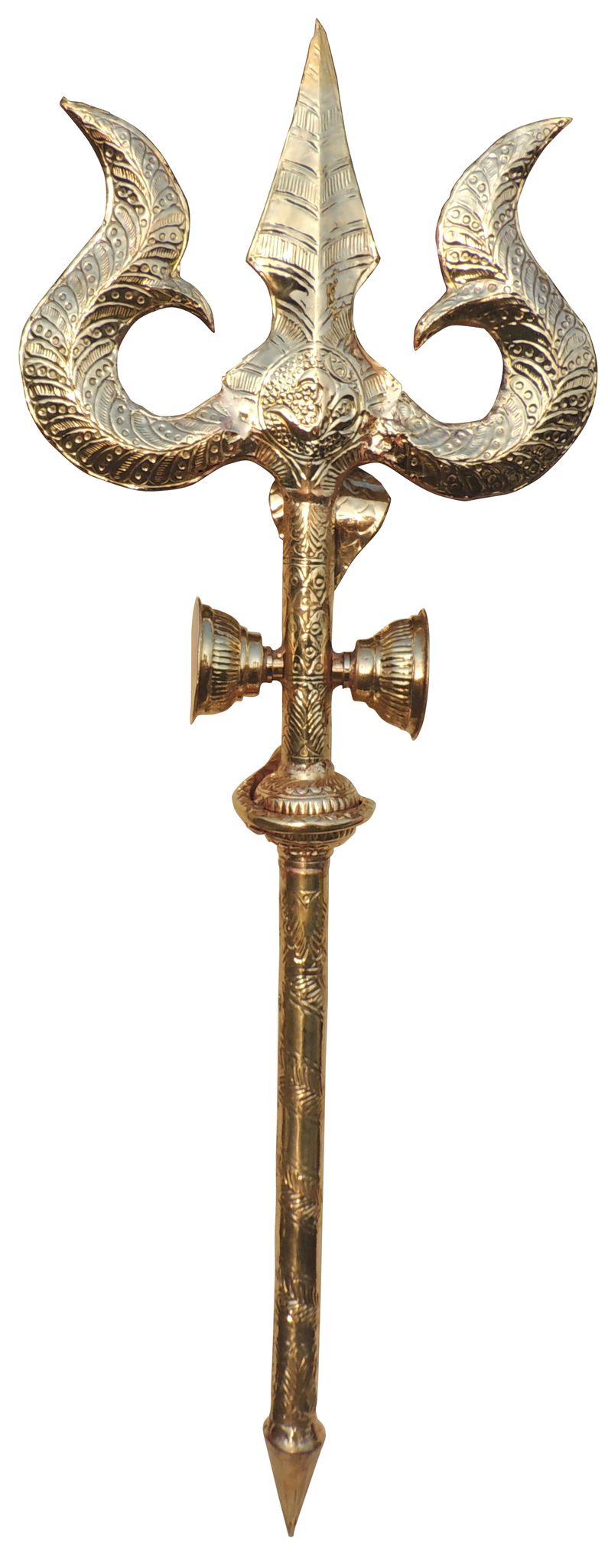 Brass Trishul — 38"