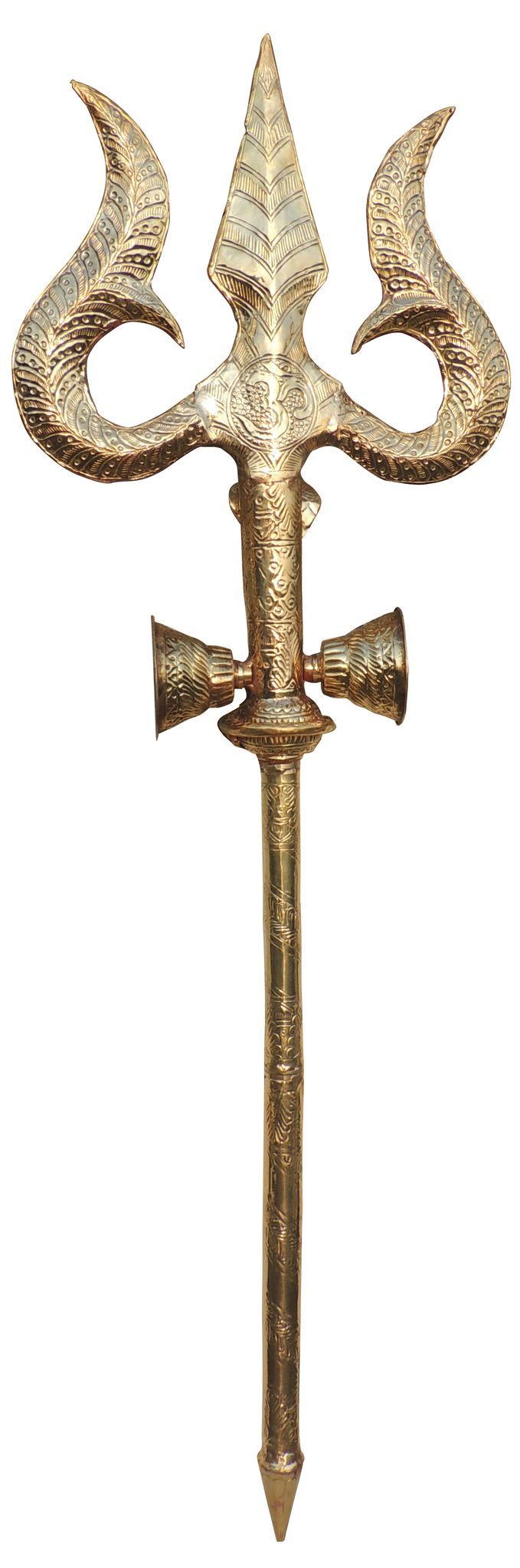 Brass Trishul — 60"