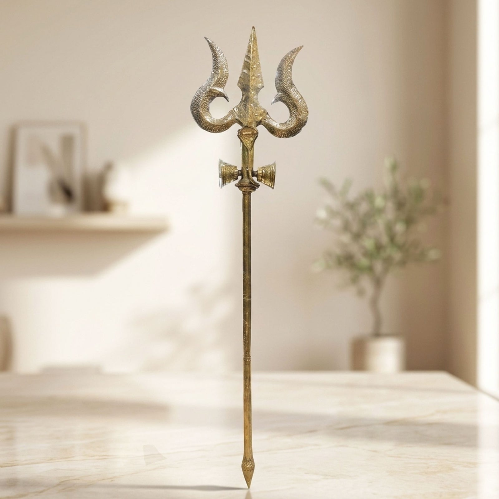 Brass Trishul — 85"