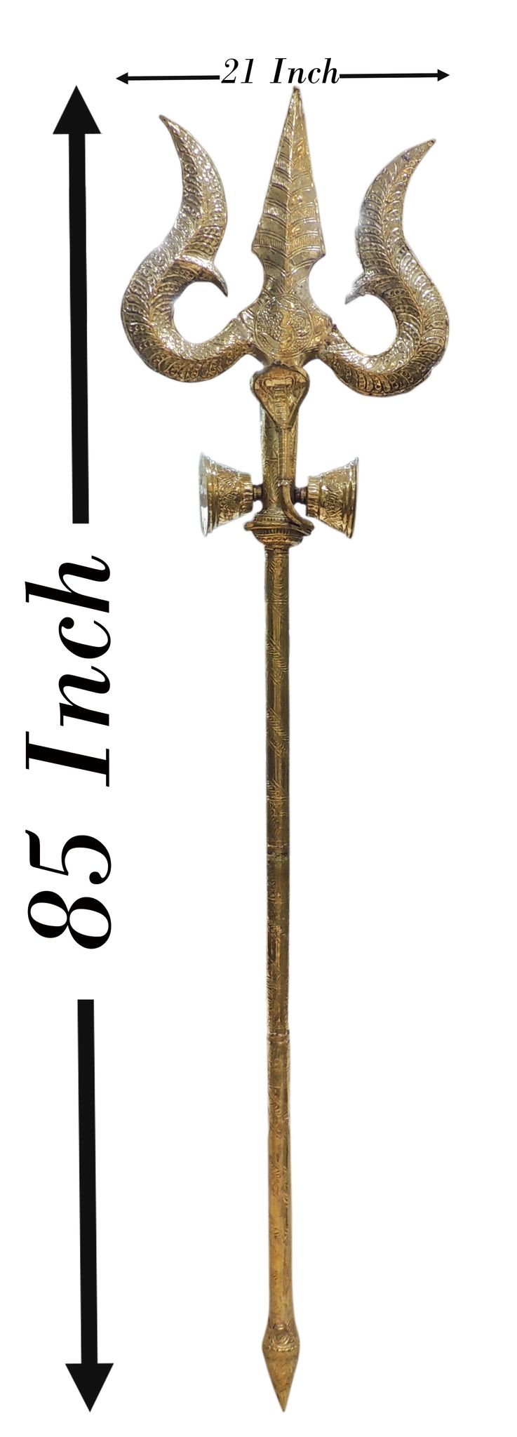 Brass Trishul — 85"