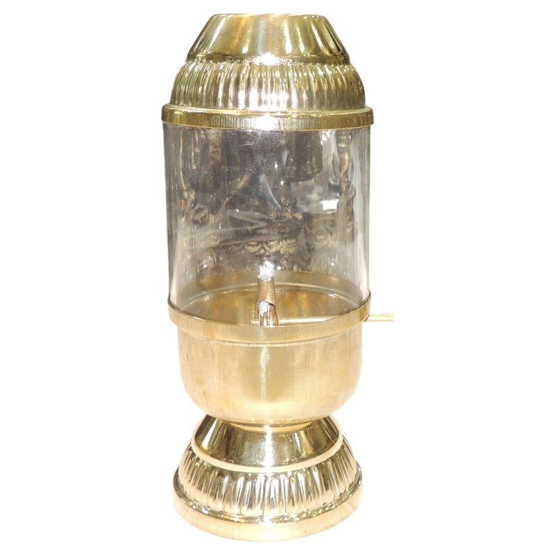 Brass & Glass Deepak Chimney — 8"