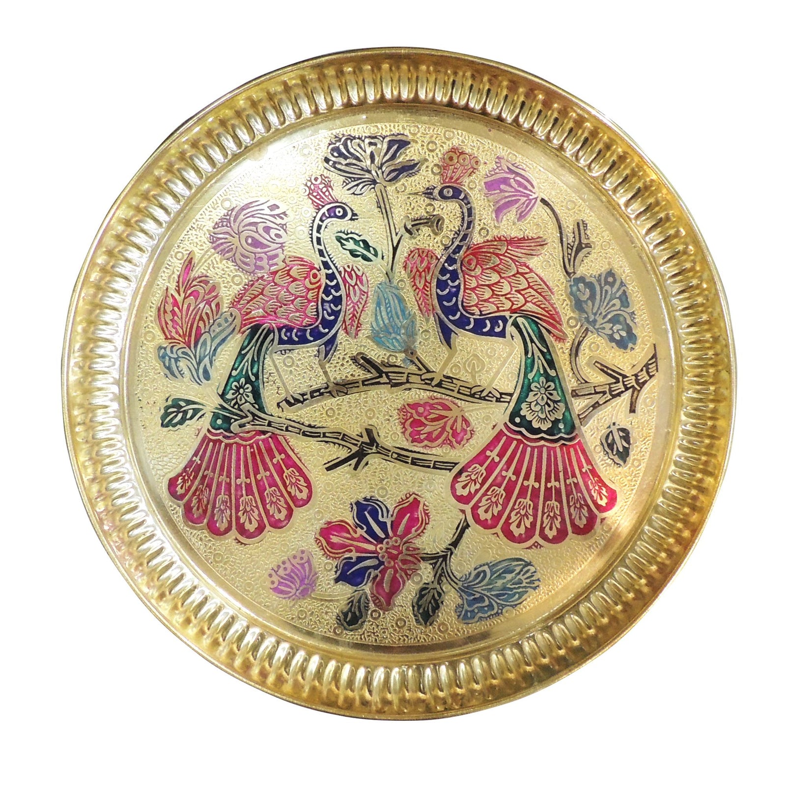 Brass Puja Thali — 1"